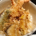 銀座むらき - 天丼のアップ