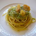 Ristorante YAMAZAKI - 【ズワイ蟹と長ネギのスパゲッティ】★2012/1