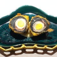 浪速割烹 㐂川 - 烏賊の龍眼揚げ（ポテタルソース） 