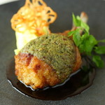 O RESTO la med. - 仔羊肉の蓮根デュクセル　香草風味