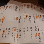 酒肴紀乃 - メヌー②