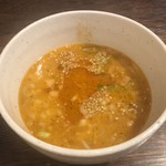 Menkoidokoro Kiraku - 冷やし担担 胡麻豆乳割りスープ