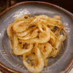 酒肴紀乃 - 白海老からあげ