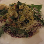 トラットリア シチリアーナ・ドンチッチョ - 魚介(小海老、イカ、タコ、ウニ)のクスクス2