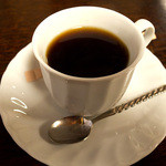 古材の森 - 食後のコーヒー。ドリンクはジュース、コーヒー、紅茶から選べました。