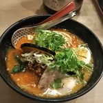 Ganso Sapporo Ya - 香菜カレーラーメン 1,100円 ♪