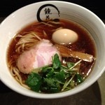 鏡花 - 醤油ラーメン+味玉