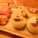 とり喜 - かしわ、小玉ねぎ