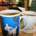 Rice cafe - セットの紅茶は可愛いカップで