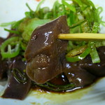 カミヤ - 激安！串５本３５０円♪ガツ刺し３５０円、レバ刺し３５０円♪