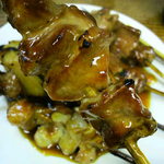 カミヤ - 激安！串５本３５０円♪ガツ刺し３５０円、レバ刺し３５０円♪