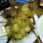 カミヤ - 激安！串５本３５０円♪ガツ刺し３５０円、レバ刺し３５０円♪