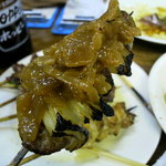 カミヤ - 味噌焼きは味噌が５０円で塩焼きに出てくるものです