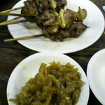 カミヤ - 味噌焼きは味噌が５０円で塩焼きに出てくるものです