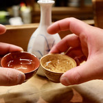 花いち - 熱燗で乾杯