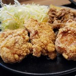 Yoshinoya - から揚のアップです。