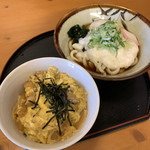 麺茶屋一番や　　大和 - 冷とろろぶっかけ&親子丼セット ￥680(税込)