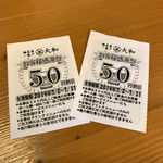 麺茶屋一番や　　大和 - 感謝祭でもらったクーポン♪