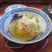 こにし家 - ズッキーニ　生湯葉　生姜餡