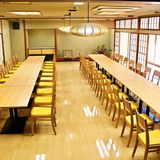 最大60名様まで宴会場はご利用出来ます。