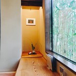 隆兵そば - 落ち着くカウンター