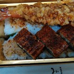 神田明神下 みやび - 鰻海老天弁当