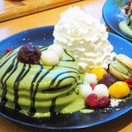 Eggsn Things - 京都限定　宇治抹茶パンケーキ　1,580円