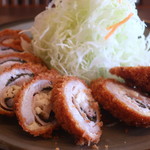 とんかつ大関 - にんにく巻きロースかつ