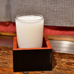 北海道料理 三平 - 北の誉 にごり酒 親玉（グラス）@400円