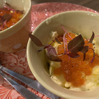 レ・ピコロ - とうもろこしのプリン
                    いくらとの相性もばっちりで美味♡