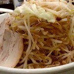 麺処 湊生 - 【2019.7.30(火)】角ふじラーメン(中盛・250g・野菜マシマシ)790円