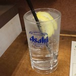 西口やきとん - 酎杯(炭酸・レモン)
