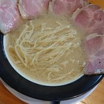 僕家のらーめん らくがき - チャーシュートッピング付きの素ラーメン