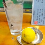 Kaisen Izakaya Hidebou - 生搾りレモンサワー(1)