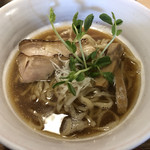 中華そば麦右衛門 - 中華そば（麺大盛り）（アップ）