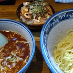 麺や 樽座 - 醤油つけ麺&炙りチャーシュー丼(ランチセット＋100円)