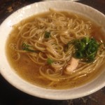 麺屋 Somie's - 和え玉に煮干しラーメンのスープを投入。ガツンとくる煮干しらーめんになります。