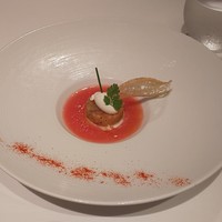 メゾン ポール・ボキューズ -  サーモンと冷製トマトスープ