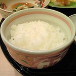 鈴よし - 出し巻き玉子膳 1200円 のご飯