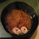 鈴よし - 出し巻き玉子膳 1200円 の赤だし