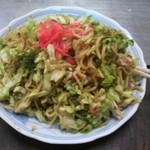 井上お好焼 - 卵入りやきそば280円