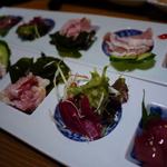 焼鳥・元気 - 鶏お造り５種盛り！