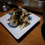 焼鳥・元気 - 自家製漬物もおいしいです。