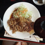 キッチンくま - 生姜焼き定食