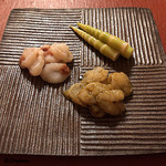 御料理 寺沢 - 活蛸と根曲がり筍