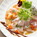 Kitchen & Bar Kanon - 鮮魚のカルパッチョ