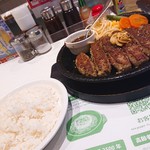 ペッパーランチ - 肉塊ハンバーグ