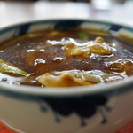 大畠家 - カレー南蛮らしい片栗でとろみがついた風情が素晴らしい♪