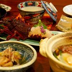 Kyou Ryouri Kiyojirou - 壽コースの一例【１3，2００円】　季節の食材や食べたい食材をふんだんに。京の夜をお楽しみ下さい。
