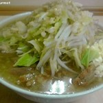 ラーメン二郎 - 小ブタ 「ニンニクアブラ」(750円) 2012/01